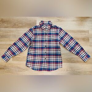 Vineyard Vines Boys Flannel Plaid Button Down Shirt